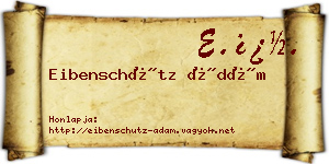 Eibenschütz Ádám névjegykártya
